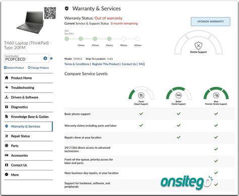 lenovo warranty status